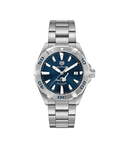 TAG Heuer Aquaracer Quartz 300M 41 Stainless Steel / Blue / Bracelet / Ishigakijima